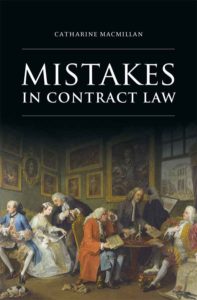 Buchcover von MacMillan Mistakes in Contract-Law